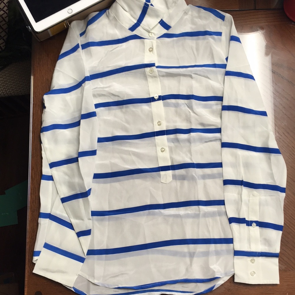 J. Crew Striped Long Sleeve Top